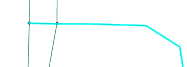 Typical Polyline before Split Line at Point